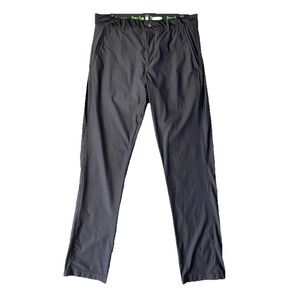 Psycho Bunny Pants Mens 33 Slim Black Golf Athleisure Stretch Athletic Preppy